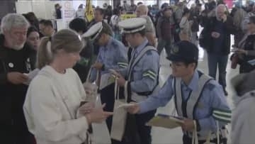 違法な”白タク”根絶に向け　県警などが啓発活動