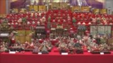 小野市でビッグひなまつり　過去最多の華やかなひな人形がズラリ