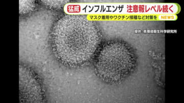 インフルエンザ2週続けて注意報レベル　患者の8割は20歳未満の若年層　マスク着用やワクチン接種など対策を