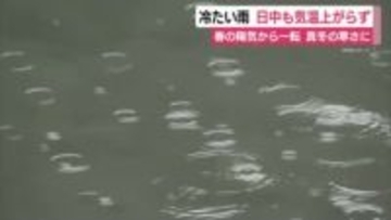 春の陽気から一転して真冬の寒さに逆戻り　低気圧や湿った空気の影響で雨　日中も気温上がらず