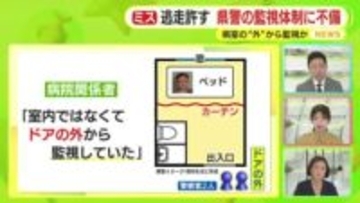 なぜ逃走許したか？ 静岡県警の監視体制に不備　病室の“外”から監視か…疑問の声も