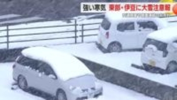 最高気温を未明に最低気温を日中に観測…静岡県内でも雪　交通障害や路面凍結に注意を