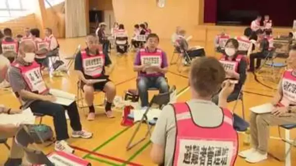 地震・津波などに備え避難した住民自ら避難所運営へ　研修会開催「行政に頼らず自分たちで運営」