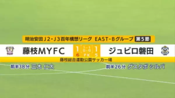 Ｊリーグ　藤枝ＭＹＦＣがホームでジュビロ磐田に勝利　ＰＫ戦で決着　槙野監督「苦しい状況で10人に…サポーターの力あって」