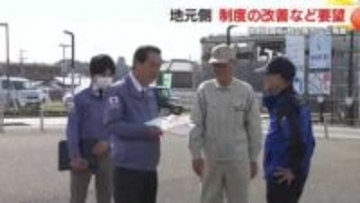 牧野復興相が竜巻被害の被災地を視察　地元側からは住宅の被害認定などで改善を要望　復興相は防災庁の設置を進める考え示す　静岡