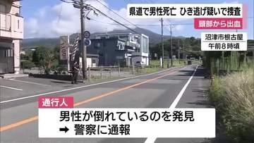 路上に倒れていた男性が病院で死亡　警察がひき逃げ事件として捜査　保育士の57歳の女逮捕　「人にぶつかった認識はない」容疑を否認　静岡県警・沼津署