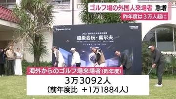 静岡県内のゴルフ場に海外からの来場者が急増　富裕層をターゲットにした取り組みが奏功か