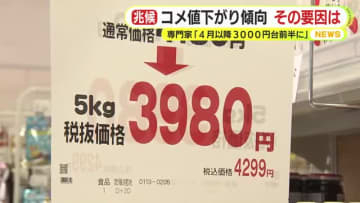 コメ価格はいま“チキンレース”？値下がり傾向に専門家「4月以降は3000円台前半に」