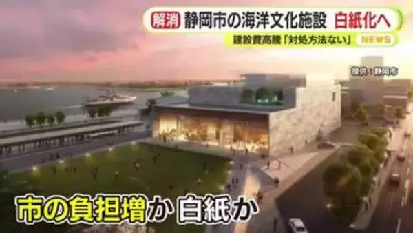 計画発表から9年　静岡市が海洋文化ミュージアム構想について現計画を”白紙化”　「物価高騰に対して市も特別目的会社も対処方法がない」