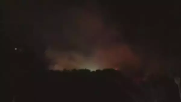 静岡県伊豆市で山林火災発生　消火活動続く　空き家1棟に燃え移るもケガ人なし