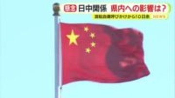 日本への渡航自粛の呼びかけから10日あまり　中国が反発を強める中で静岡県内への影響は？　「今のところ明るい見通しが立たず困っている」
