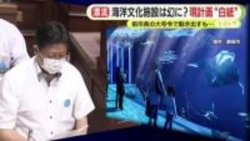 海洋文化施設は幻に？　現市長は特別目的会社との契約内容を猛批判　大号令を出した田辺前市長は取材に応じず　構想表明から9年　現計画の白紙で先行き見通せず