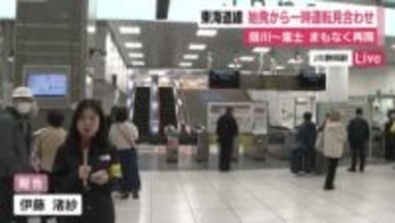 【中継】回送列車のパンタグラフから火花　東海道線が始発から一時運転を見合わせ　前日には別の列車のパンタグラフに損傷