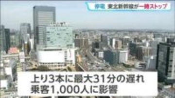 【9日朝発生・運転再開済み】東北新幹線と山形新幹線が停電の影響で遅れ　原因はカラスの感電