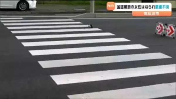 国道で70代女性が乗用車にはねられ意識不明の重体　宮城・気仙沼市