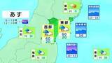 「【22日宮城の天気】昼過ぎまで傘の出番　夕方以降は晴れ間も　tbc気象台（21日午後4時時点）」の画像1