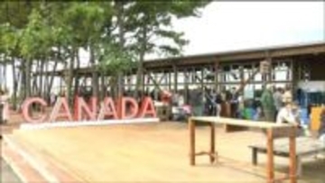 「新たなフォトスポットに」大阪・関西万博のカナダサイン　宮城・名取市への移設祝う