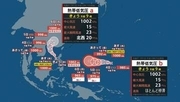 【台風情報】2日にも「ダブル台風」発生へ　片方は6日には強い勢力でグアムやサイパンなどのマリアナ諸島に接近か　今後の情報に注意