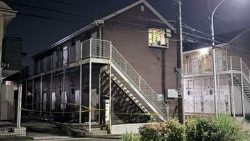 アパートの共用廊下が崩落か　住人の男性が両足を骨折　仙台・青葉区