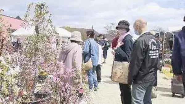 仙台の春の風物詩　植木市始まる