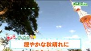 【12日宮城の天気】穏やかな秋晴れ　洗濯日和の一日に　tbc気象台
