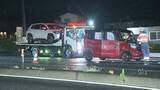 「大崎市古川の国道で軽乗用車が横転する事故」の画像1