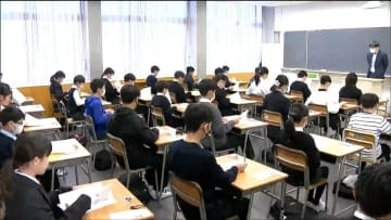 私立中学校8校で一斉に前期入試「とても緊張」「冬休み中もほぼ毎日塾」受験生が関門に挑む　宮城