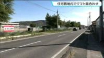 草刈り中の女性体長1ｍのクマと鉢合わせ　近くの中学校は通学路を警戒　宮城・柴田町