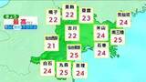 「【9日宮城の天気】仙台最高気温25℃で1週間ぶりの夏日予想　東部の陸上では強風に注意　tbc気象台」の画像1