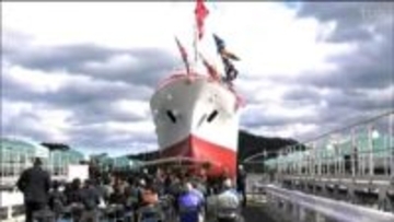 個室増と高速ネットで若手に配慮！新造の遠洋マグロ延縄漁船が進水式、6月に初航海へ　宮城・気仙沼市