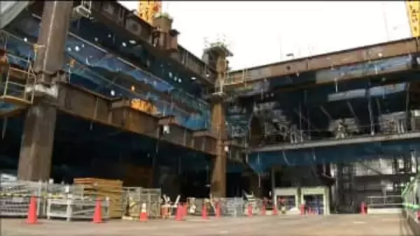 「仙台市役所建て替え」工事　地下2階・地上15階建てのうち鉄骨が3階まで組み上がる『世紀に一度のプロジェクト』