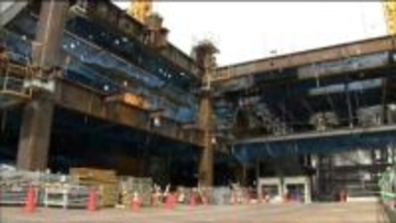 「仙台市役所建て替え」工事　地下2階・地上15階建てのうち鉄骨が3階まで組み上がる『世紀に一度のプロジェクト』