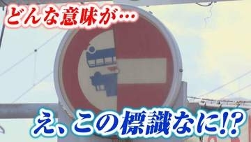 「え、この標識なに！？」半分だけ車両進入禁止の標識と思いきや...実は超レアな瞬間だった どんな意味が？