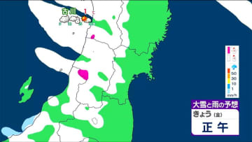 大雪・強風・厳しい寒さに注意…外出時は万全な寒さ対策を【雪雲シュミレーションあり】tbc気象台