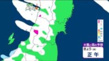 大雪・強風・厳しい寒さに注意…外出時は万全な寒さ対策を【雪雲シュミレーションあり】tbc気象台