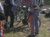 「自転車が電柱に衝突し転倒　10代から20代とみられる男性が重体　長い下り坂を走行中　仙台」の画像1