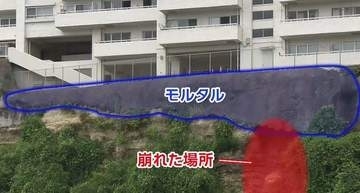 「補強工事を検討していた矢先」マンション下の崖崩れ現場でドローン調査　管理組合は県に補修の協力を要望　仙台