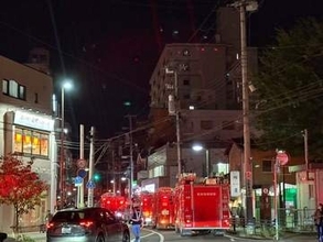 マンションで火災ベルが鳴り消防車など17台出動　現場は一時騒然　仙台・青葉区