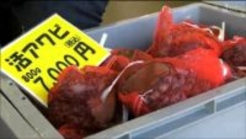 正月用食材を3割引きで販売 旬のアワビや特産のタコなど買い求める多くの人　恒例の「おすばで祭り」賑わう 宮城・南三陸町