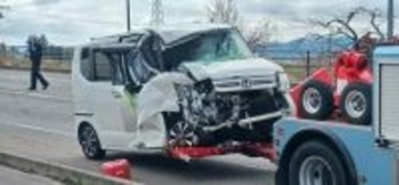【速報】春の交通安全運動初日に死亡事故　軽乗用車と大型トラック正面衝突で軽乗用車の70代男性死亡　宮城・岩沼市