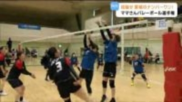 豪快なスパイクや粘り強いプレーで熱戦！宮城県ママさんバレーボール選手権 宮城・富谷市