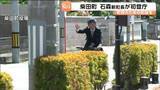 「新柴田町長の石森靖明氏が自転車で初登庁　中学校の給食費の無償化など選挙戦で掲げた公約の実行を誓う　宮城」の画像1