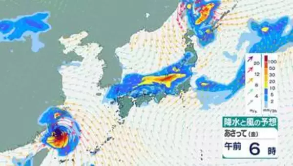 【台風情報・大雨情報】台風18号（ソウデル）は沖縄から大陸方面へ離れるも　28日にかけ日本列島は大気「非常に不安定」で警報級大雨のおそれ【雨風シミュレーション26日～31日】