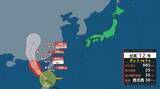 「【台風情報】台風12号（ノウル）発達続け25日は南シナ海で暴風域伴う見込み」の画像1
