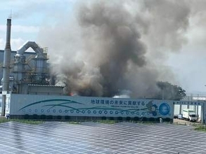 大量の黒煙が…廃棄物など焼ける従業員2人けが　宮城・岩沼市