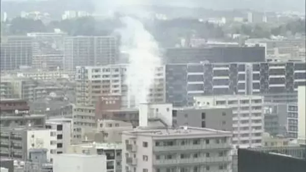 【速報】「4階から煙が出ている」仙台駅近くのマンションで火災か　仙台・宮城野区