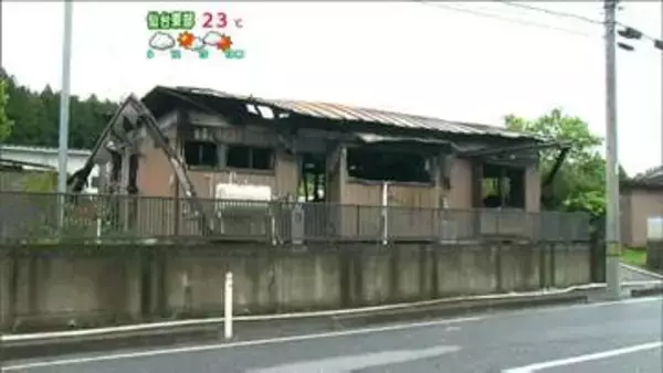 住宅と倉庫焼く火災　1人死亡　宮城・大和町
