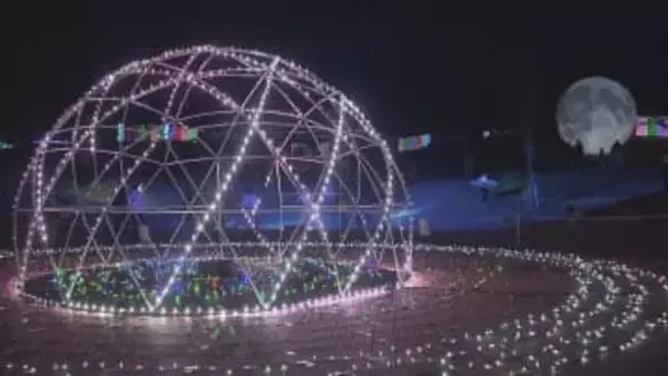 東松山ぼたん園　イルミネーション／埼玉県