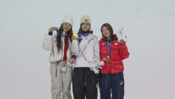 吉川市出身スノボHP小野光希選手　銅メダル／埼玉県