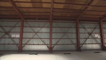 改修工事中の「原爆の図 丸木美術館」 内部公開／埼玉県